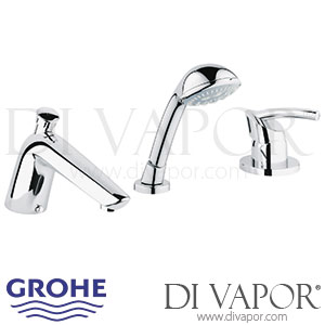 Grohe Tenso 3-Hole Single-Lever Bath Combination - 2001 to 2007 - Spare Parts 19153000 GEN1